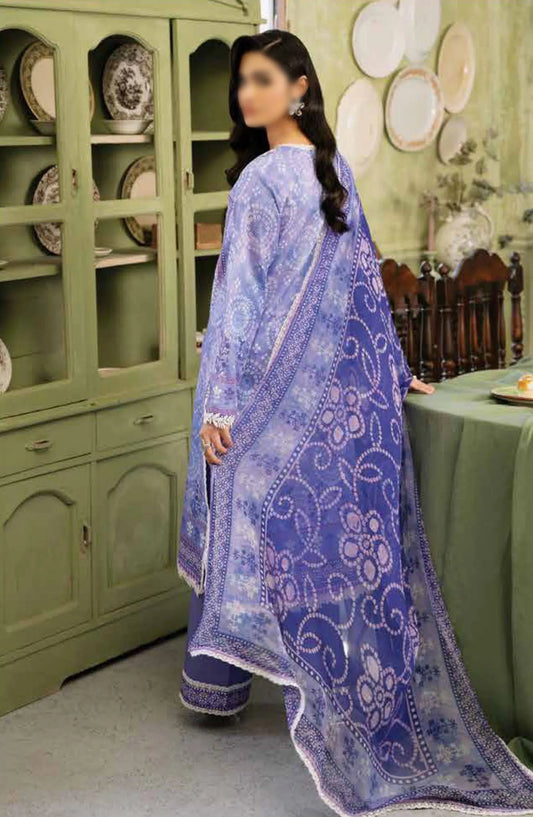 Roheenaz Flora Unstitched Printed Lawn Collection - RNP-03A CELESTIA
