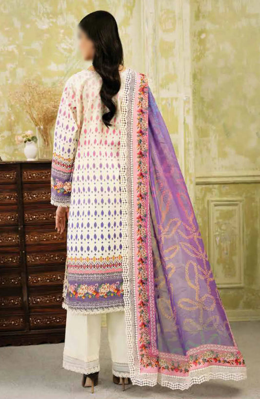 Roheenaz Flora Unstitched Printed Lawn Collection - RNP-06B EVANGELINE