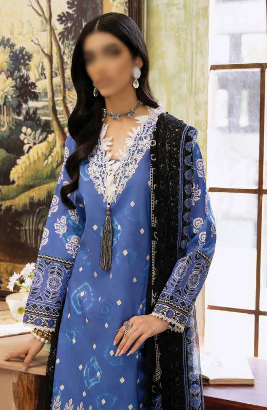 Roheenaz Flora Unstitched Printed Lawn Collection - RNP-08B EMBER