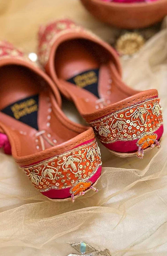 Khussa Darbar Festive Style Khussa Rosa