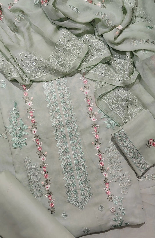 Reena Unstitched Luxury Embroidered Swiss Collection 2024 - RULESC 03