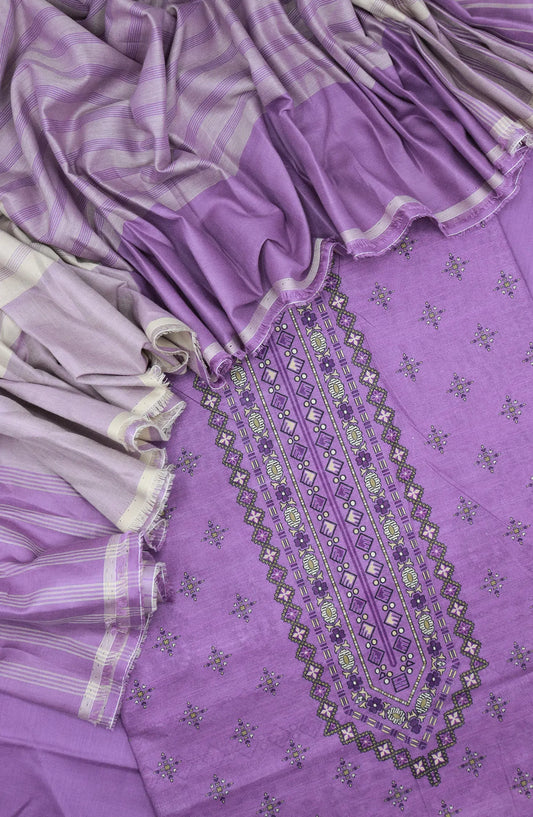 Renon Unstitched Printed Collection 2024 vol 02 with Rangoli Check Dupatta - RUPCV2-01