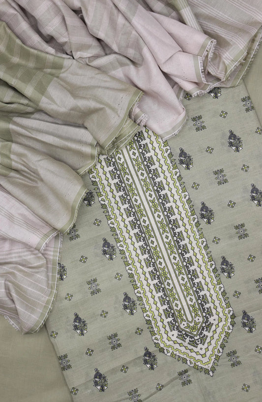 Renon Unstitched Printed Collection 2024 vol 02 with Rangoli Check Dupatta - RUPCV2-02