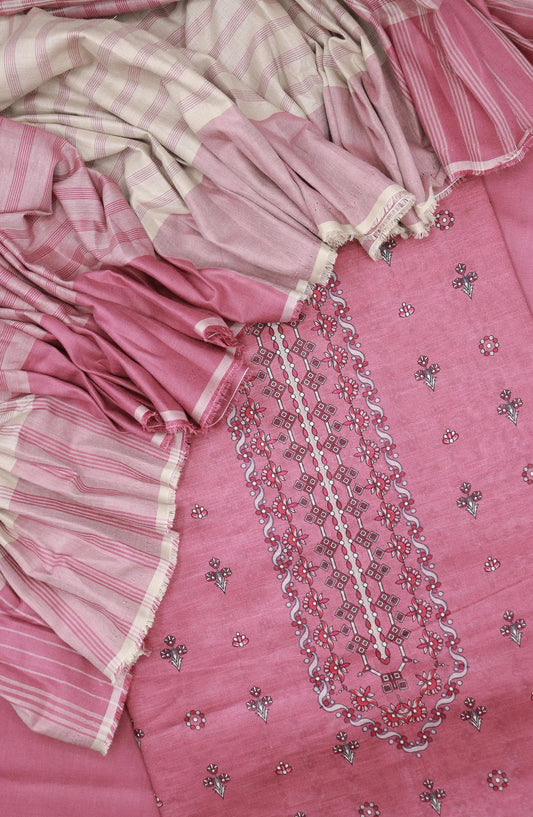 Renon Unstitched Printed Collection 2024 vol 02 with Rangoli Check Dupatta - RUPCV2-05