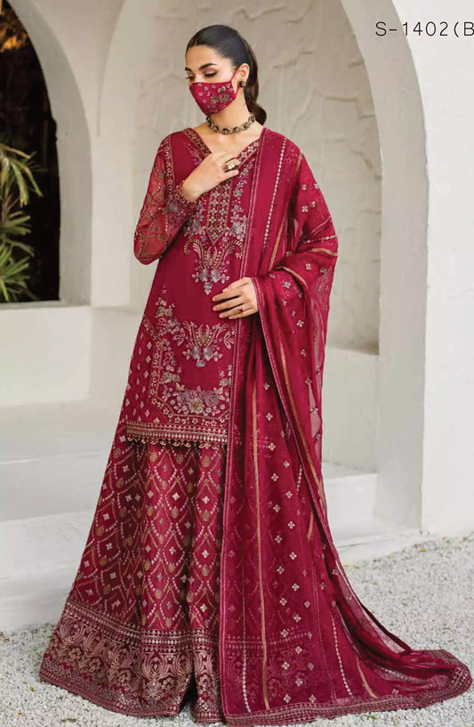 Naqsh By Safeera Luxury Chiffon Collection Vol 14 - S-1402