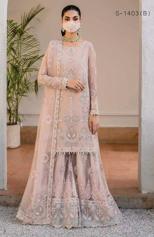 Naqsh By Safeera Luxury Chiffon Collection Vol 14 - S-1403