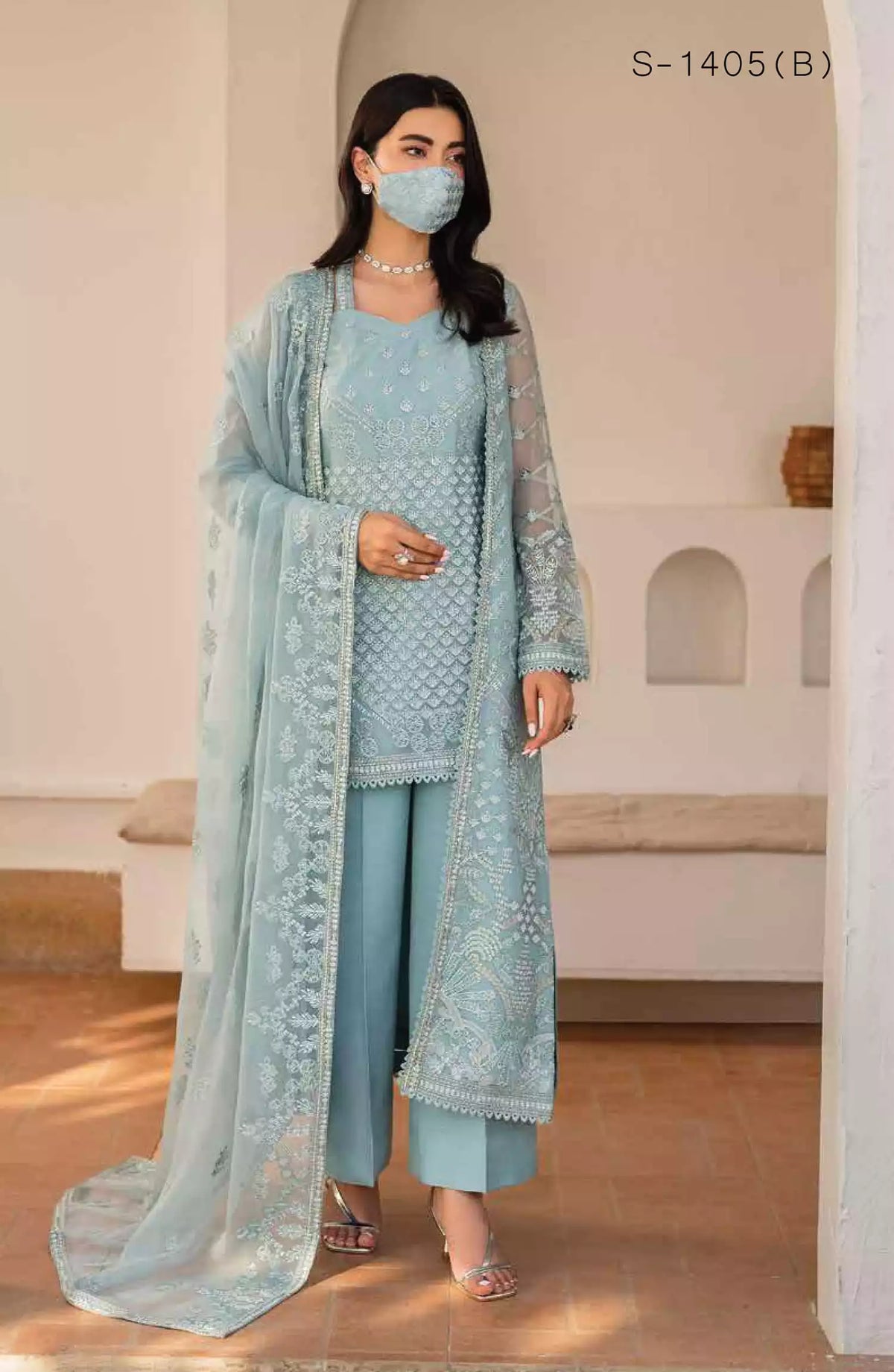 Naqsh By Safeera Luxury Chiffon Collection Vol 14 - S-1405
