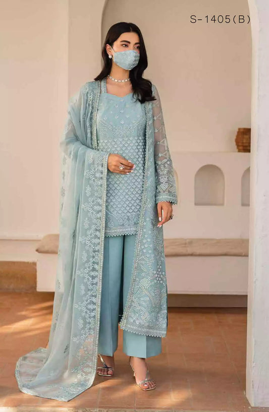 Naqsh By Safeera Luxury Chiffon Collection Vol 14 - S-1405