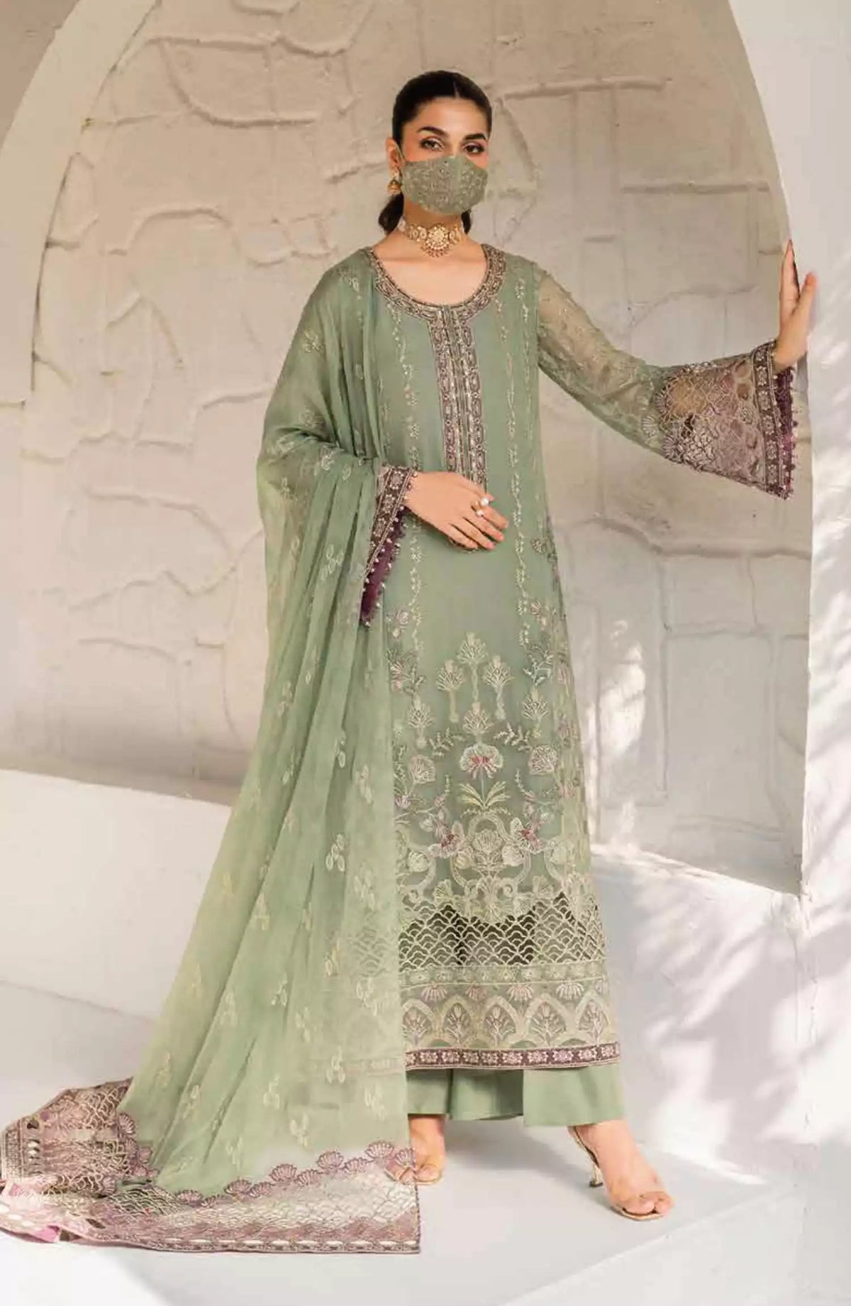 Naqsh By Safeera Luxury Chiffon Collection Vol 14 - S-1406