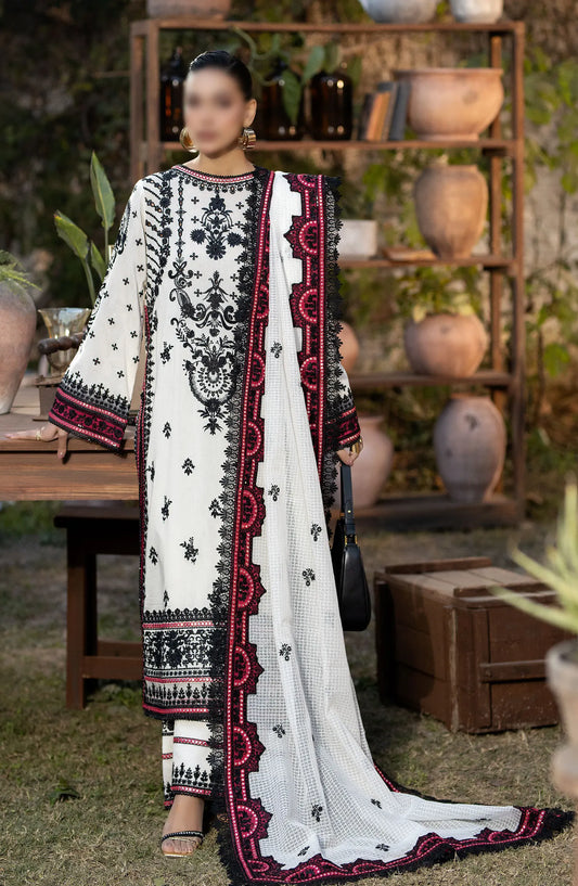 Serene Gulposh Luxury Lawn Collection 2024 - SL 45 KARIMA