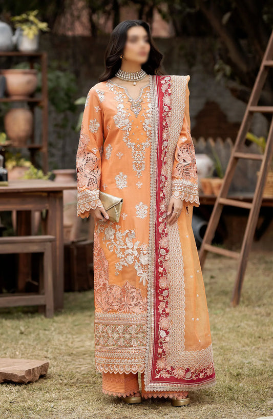 Serene Gulposh Luxury Lawn Collection 2024 - SL 47 ZAFIAH
