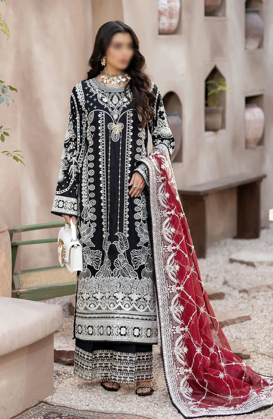 Serene Gulposh Luxury Lawn Collection 2024 - SL 48 AAFIA