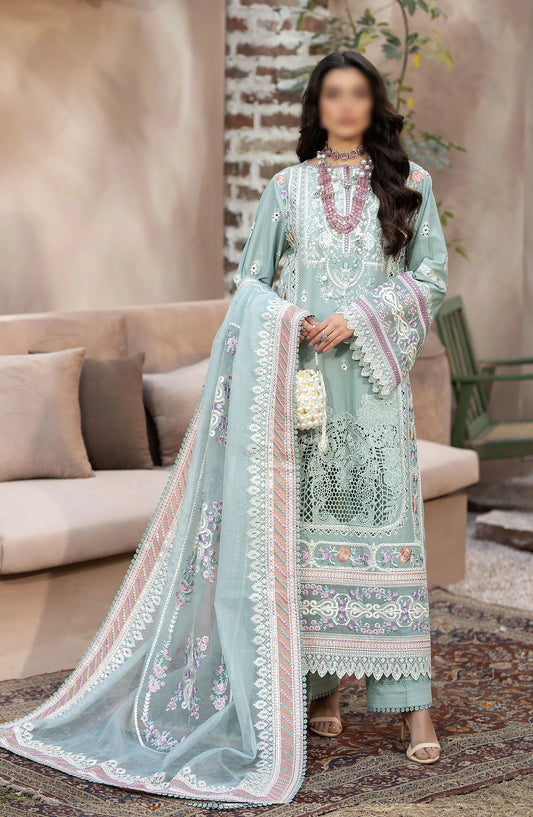 Serene Gulposh Luxury Lawn Collection 2024 - SL 49 MIRHA
