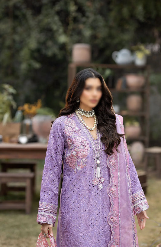 Serene Gulposh Luxury Lawn Collection 2024 - SL 50 GUL