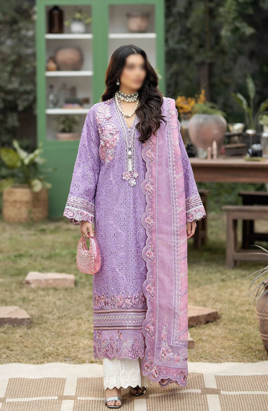 Serene Gulposh Luxury Lawn Collection 2024 - SL 50 GUL