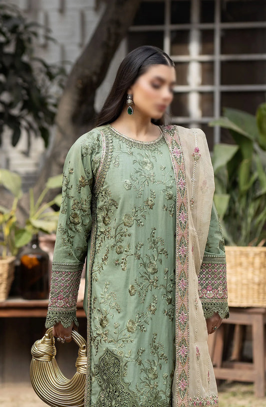 Serene Gulposh Luxury Lawn Collection 2024 - SL 51 AMAANI