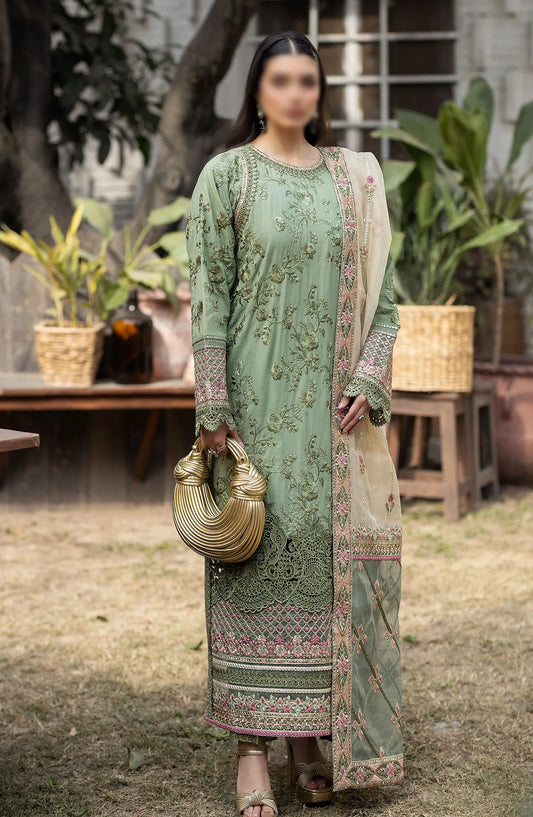 Serene Gulposh Luxury Lawn Collection 2024 - SL 51 AMAANI