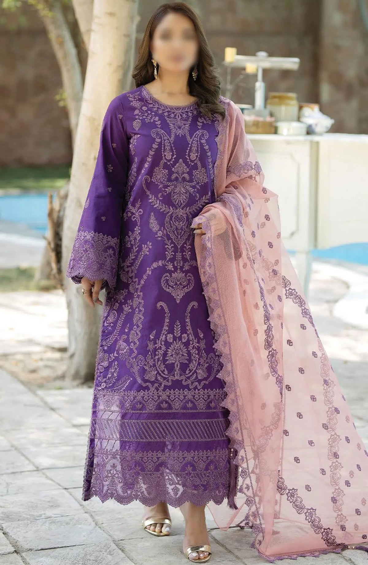 Subah-e-Roshan Luxury Lawn Collection by Serene - SL 68 GULZAAR