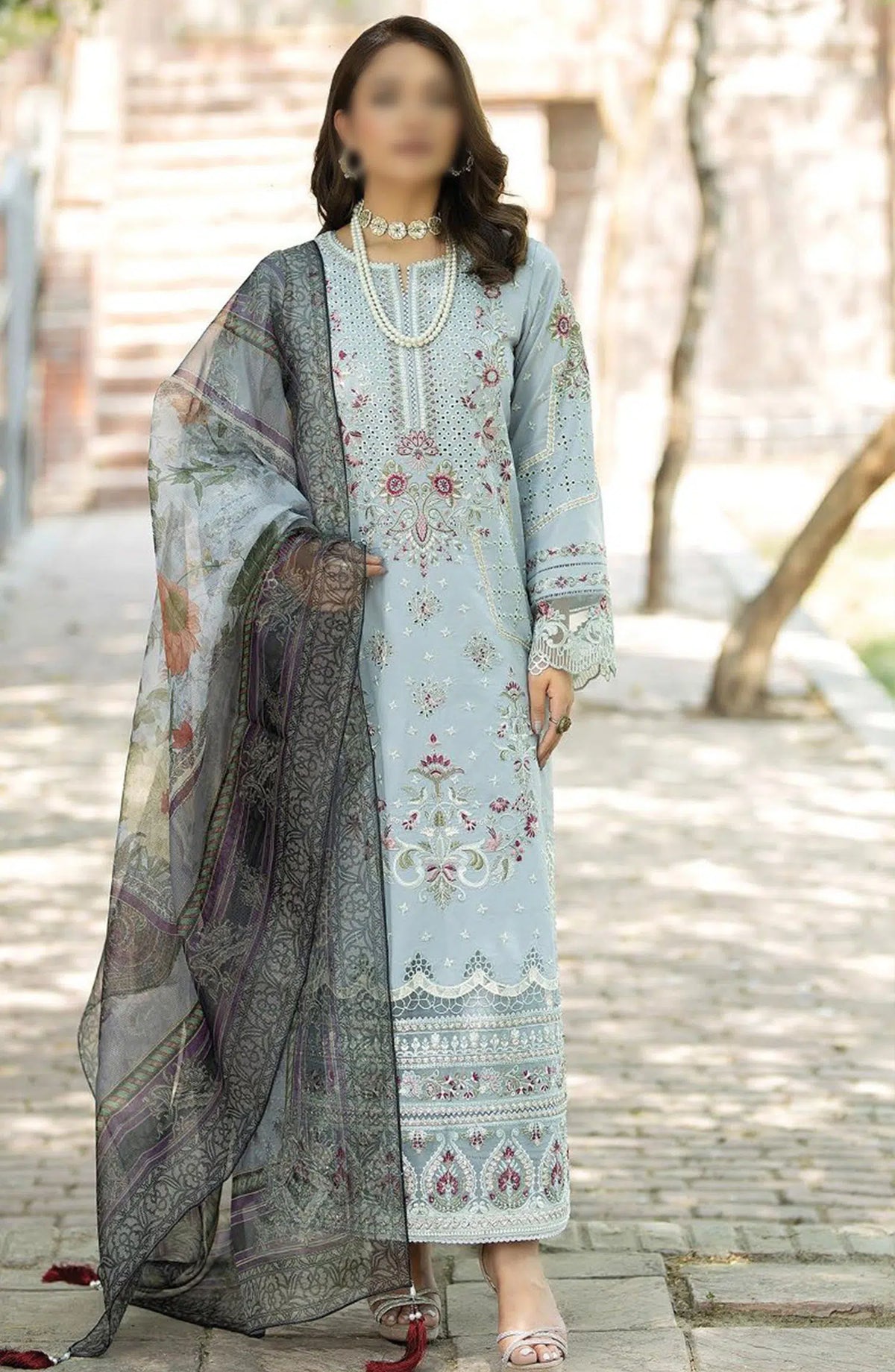 Subah-e-Roshan Luxury Lawn Collection by Serene - SL 71 ZIBAIISH