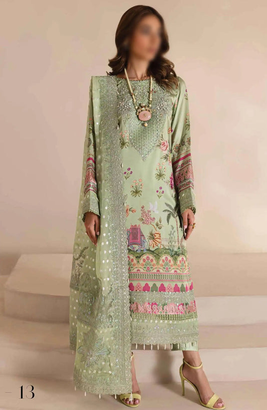 Nureh-The Silk Edit Unstitched Collection - S 13