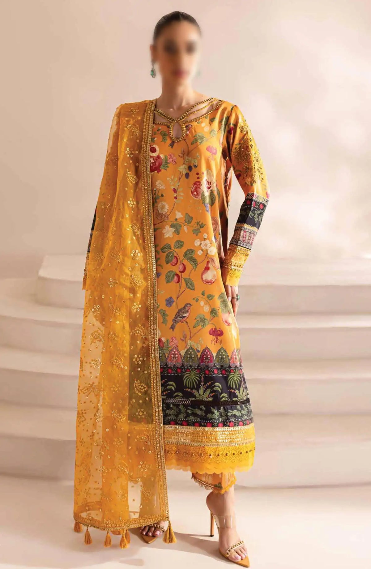 Nureh-The Silk Edit Unstitched Collection - S 14