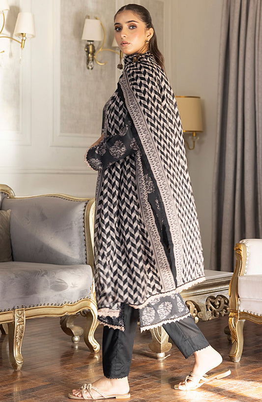 Regalia Textile Printed Lawn Unstitched 3 Piece Suit - D-10 - RET25BNWV3 - Summer Collection