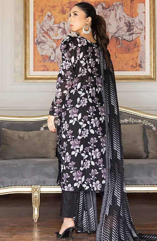 Regalia Textile Printed Lawn Unstitched 3 Piece Suit - D-08 - RET25BNWV3 - Summer Collection