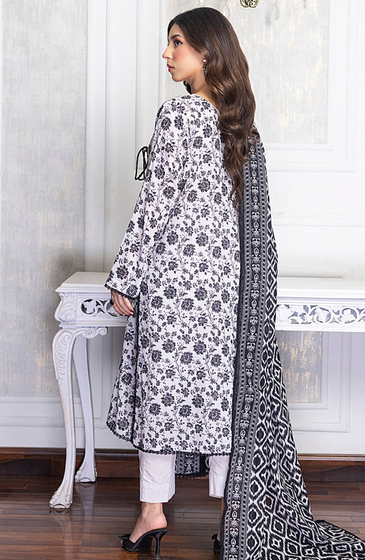 Regalia Textile Printed Lawn Unstitched 3 Piece Suit - D-01 - RET25BNWV3 - Summer Collection