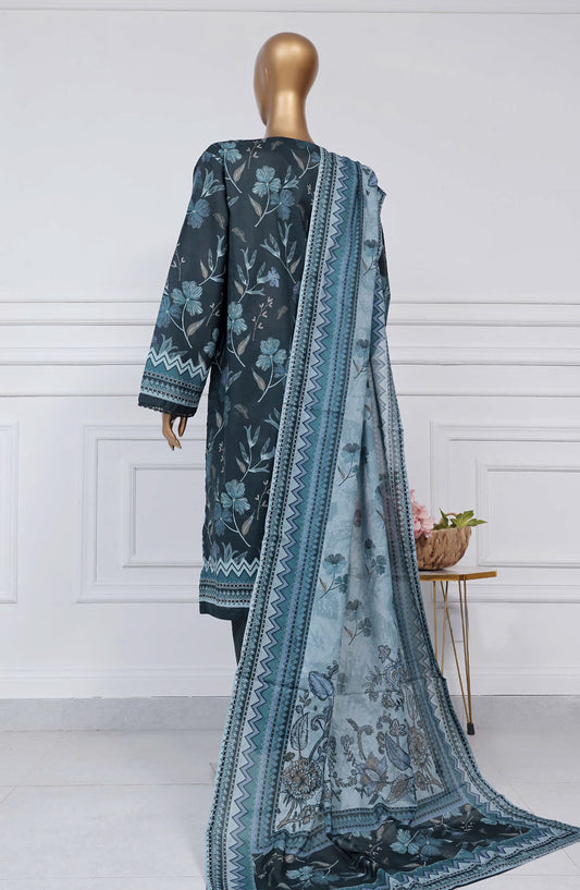 Sadabahar Printed Lawn Stitched 3 Piece Suit - D-11 - SBD25PLV2 - Green - Summer Collection