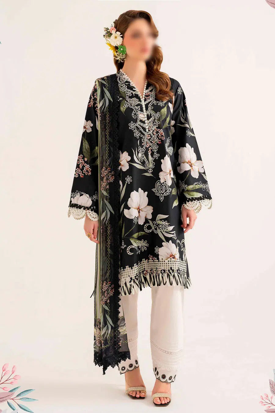 Sable V Lila Unstitched Lawn Collection 2024-SAL-03-24