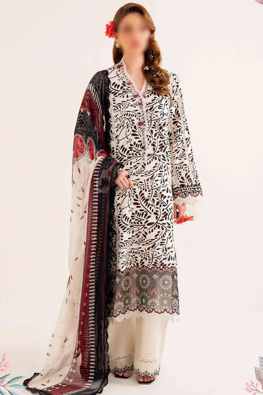 Sable V Lila Unstitched Lawn Collection 2024-SAL-05-24