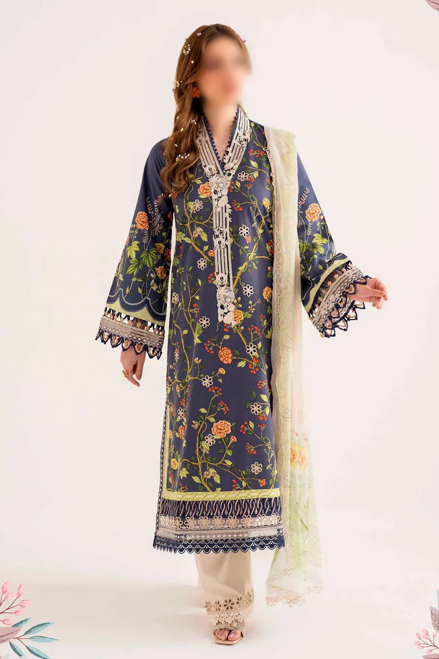 Sable V Lila Unstitched Lawn Collection 2024-SAL-06-24