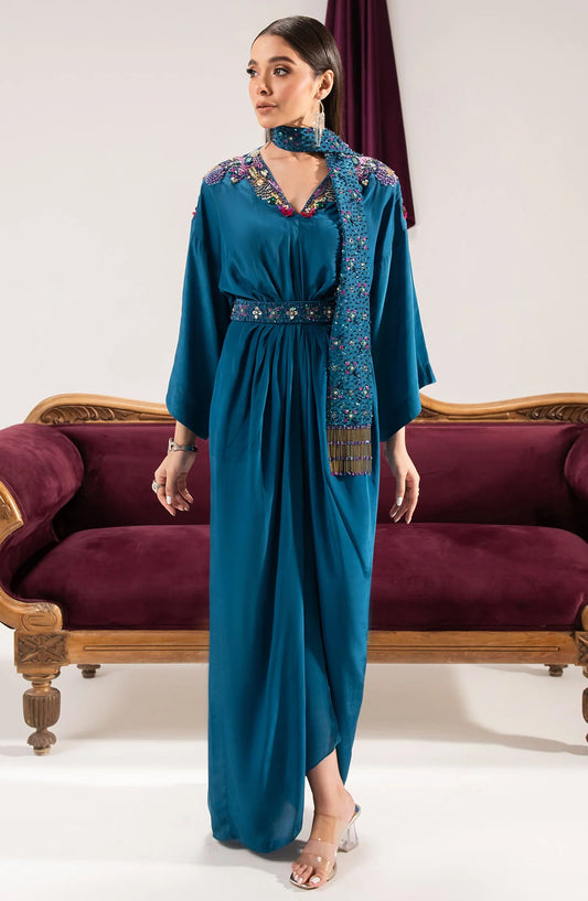 Tiffany Luxury Pret Collection By Maria Osama Khan - Sapphire