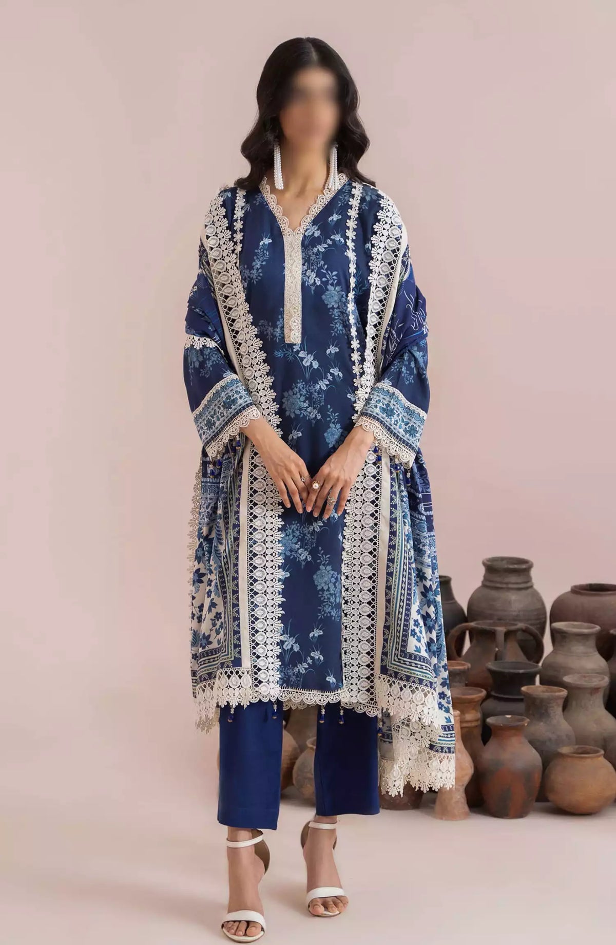 Mausummery Winter Unstitched Collection Vol 02 - Sapphire