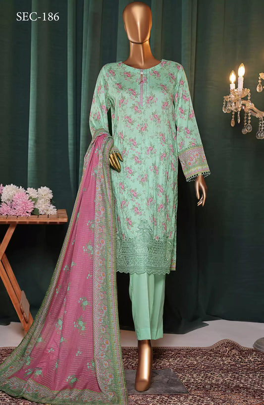 HZ Satranga Embroidered Collection-SEC-186