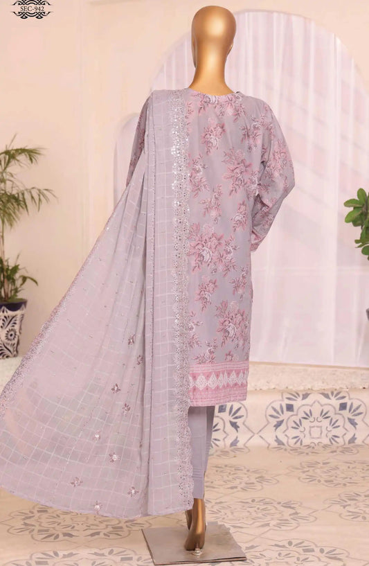 HZ Satranga Embroidered Collection Vol 02 - SEC 942