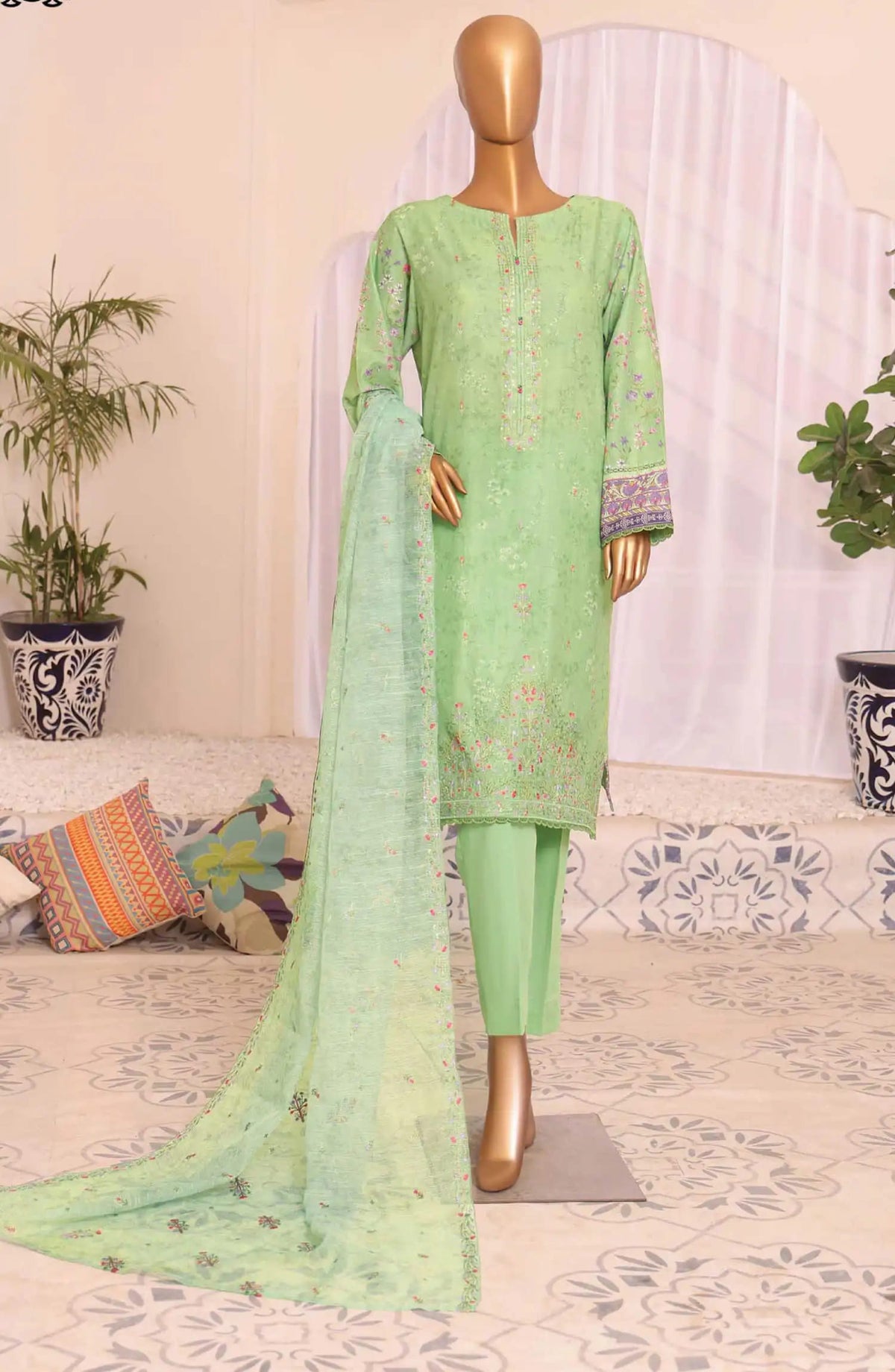 HZ Satranga Embroidered Collection Vol 02 - SEC 953