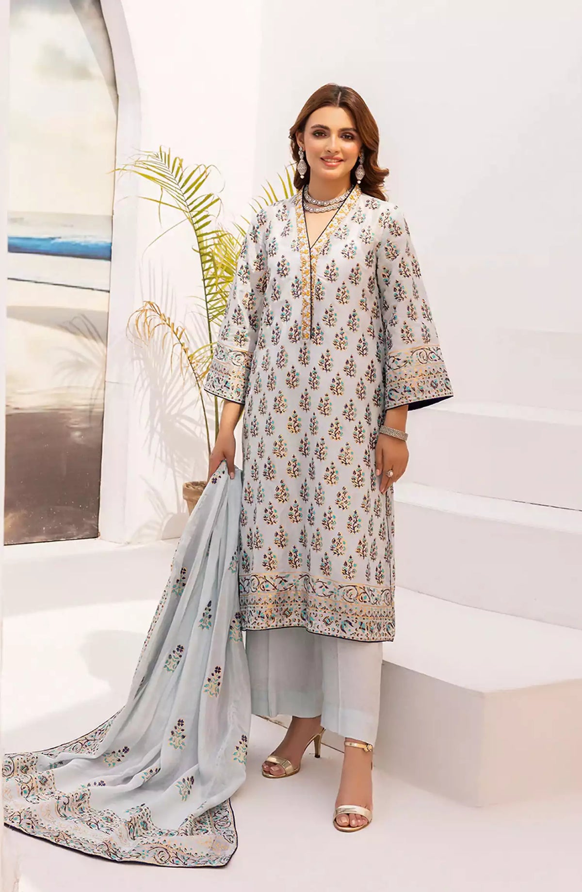 Eden Festive Pret Collection Grandeur by Saima Abaidullah - GBSA-Serene