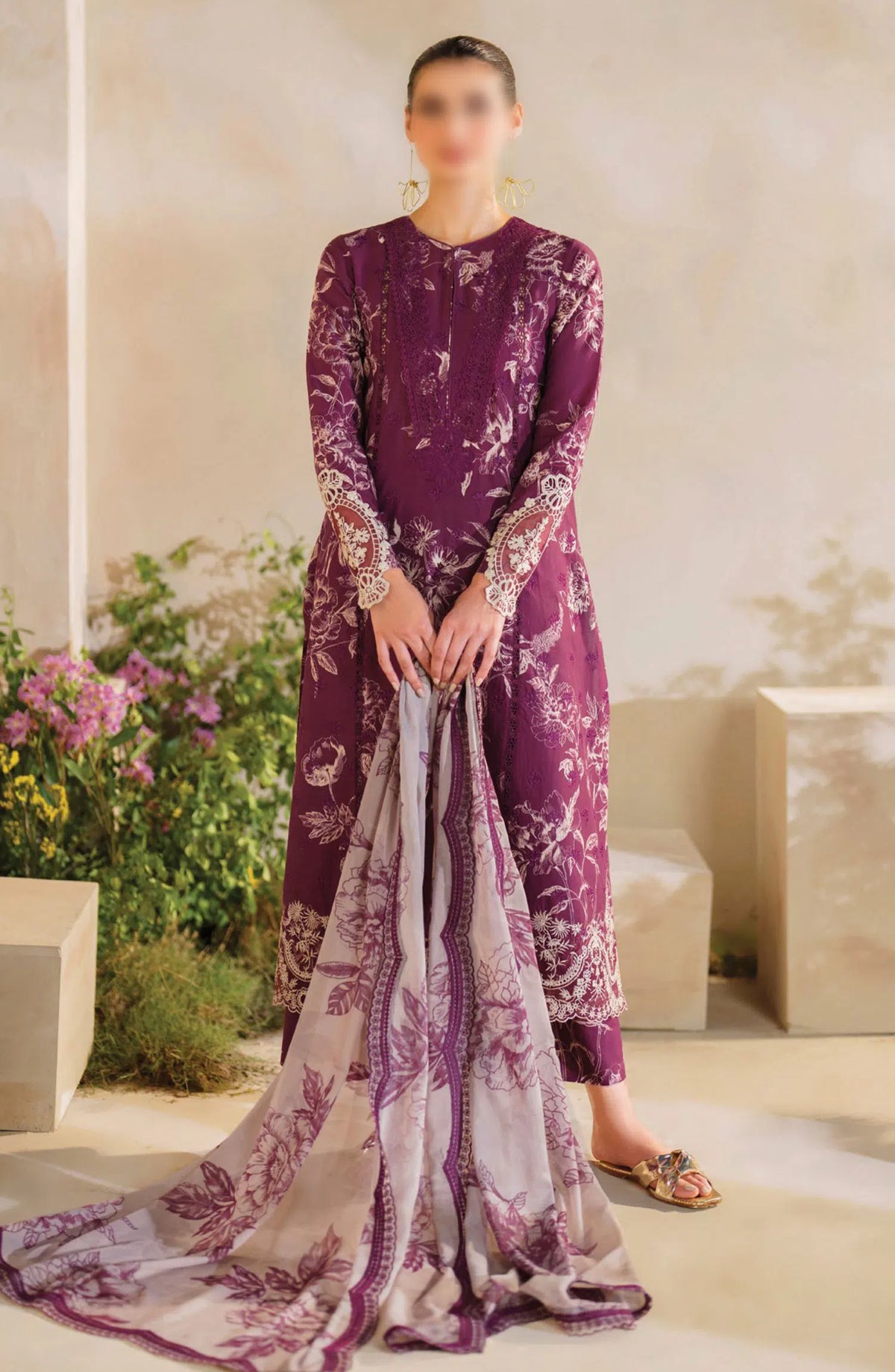 Iznik Festive Lawn Collection 2024 - SFL-04 SPLENDOR