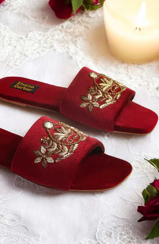Khussa Darbar Fastive Style Slipper Shahi Tukra
