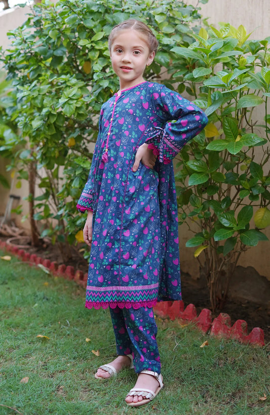 Shanzey Co Ords Lawn Frock Collection 2024 - SHK 1912