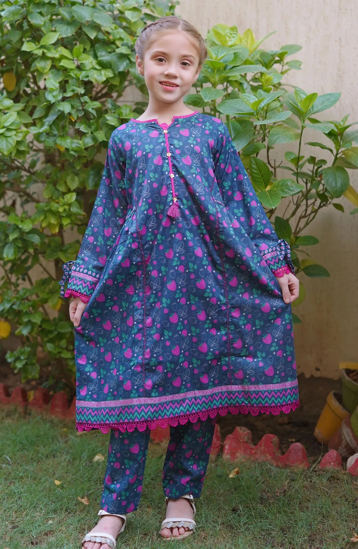 Shanzey Co Ords Lawn Frock Collection 2024 - SHK 1912