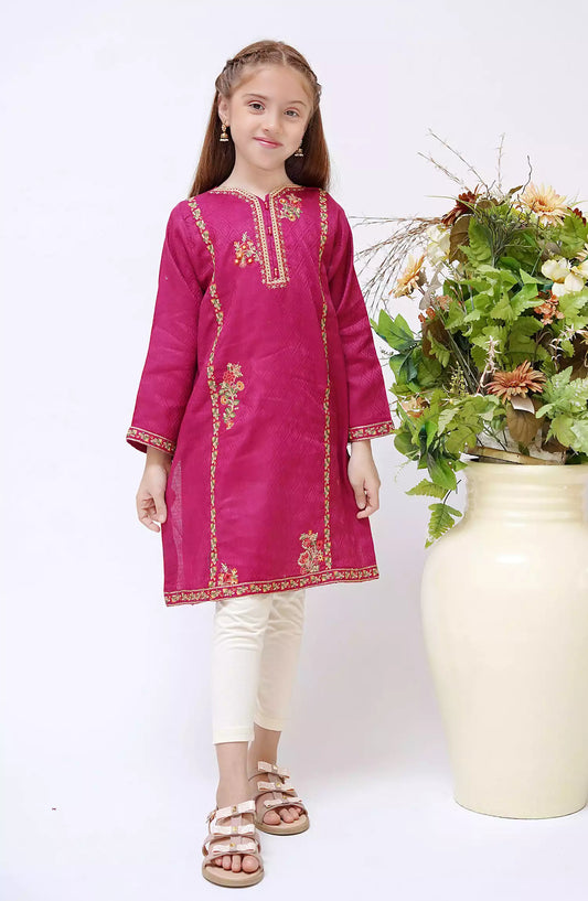 Shanzey Fairy Tales Kids Pret Collection - SHK 2902 Magenta