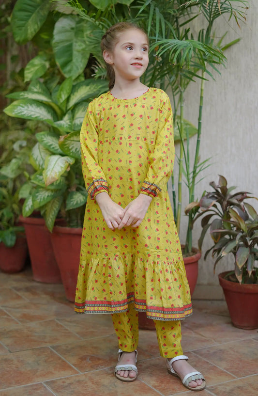 Shanzey Co Ords Lawn Frock Collection 2024 - SHK 1913