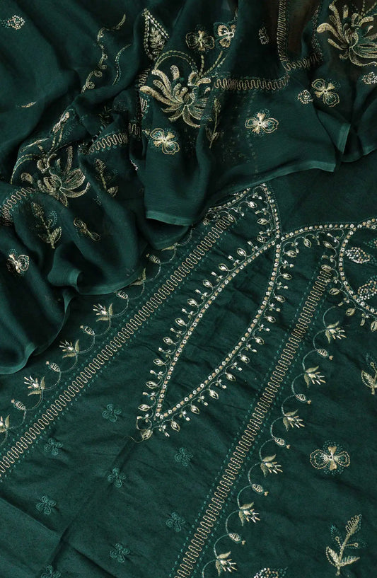 Exclusive Embroidered Karandi Collection by Marjjan - SKC 102 B