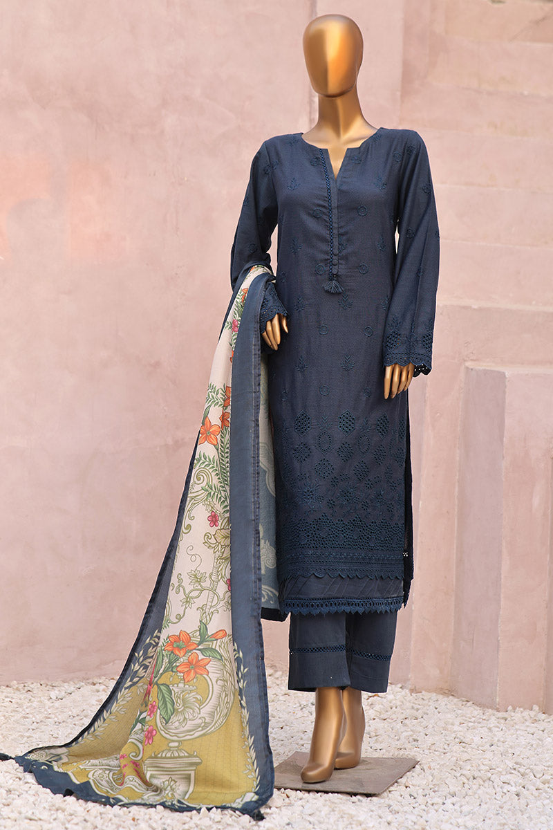 SADABAHAR Karandi Embroidered with Shawl Collection 2023 - SKES 01