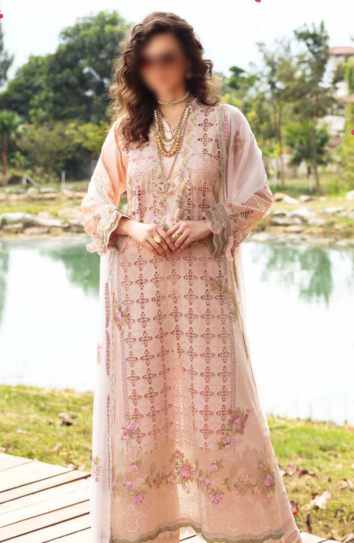 Formal Unstitched Luxury Lawn Collection 2024 - SL-03-24 Asmara