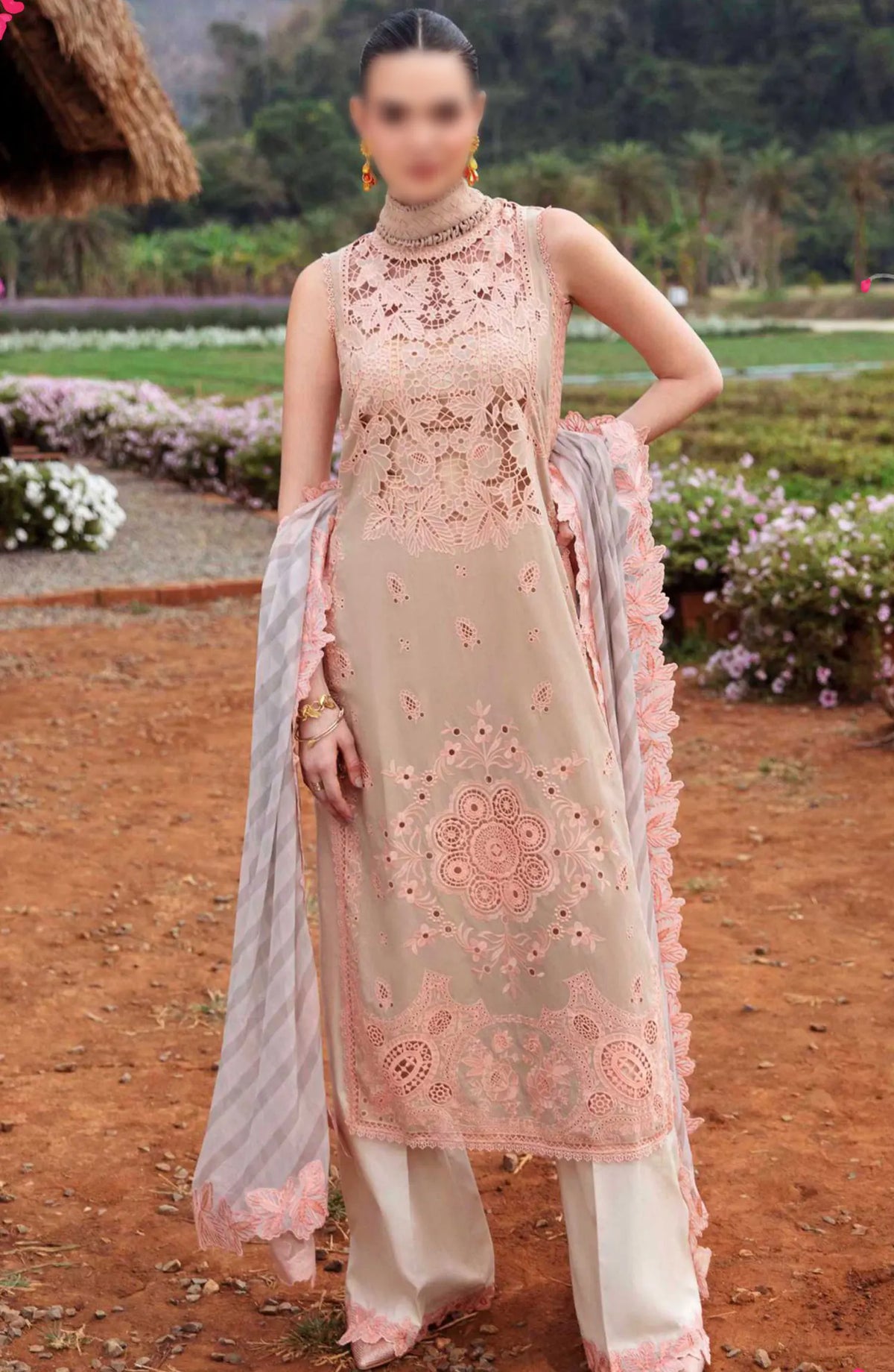 Formal Unstitched Luxury Lawn Collection 2024 - SL-06-24 Clara