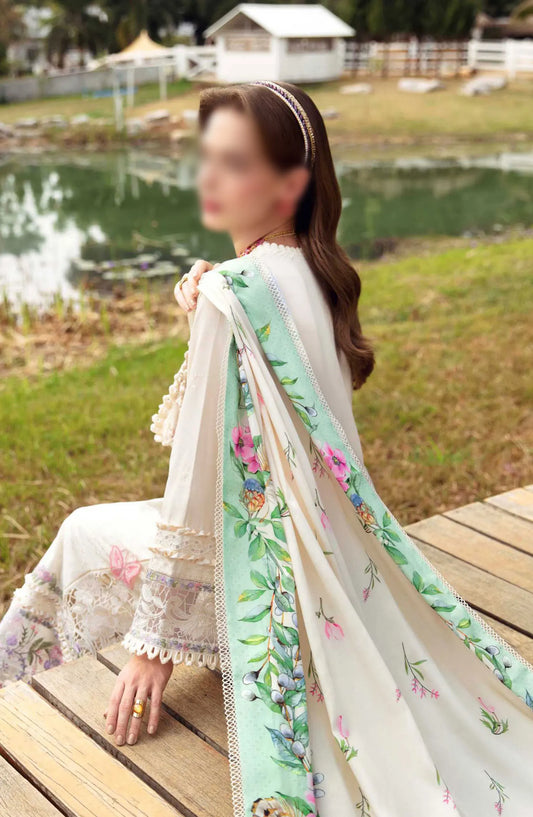 Formal Unstitched Luxury Lawn Collection 2024 - SL-07-24 Ivy