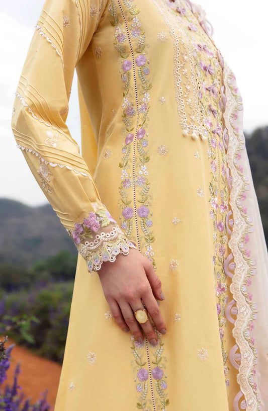 Formal Unstitched Luxury Lawn Collection 2024 - SL-08-24 Maye